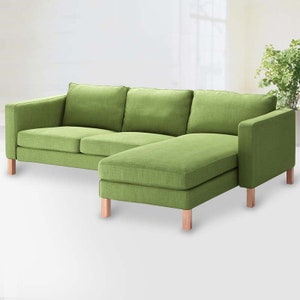 Karlstad Cover, Ikea Karlstad 3 Seat + Chaise Sofa Cover, Replacement Cover, Karlstad, Karlstad Slipcover, Ikea Sofa Cover, Custom Made