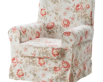 Ektorp Jennylund Cover, Ikea Ektorp Jennylund Armchair Cover, Jennylund Slipcover, Jennylund, Ikea Armchair Cover Floral patterns