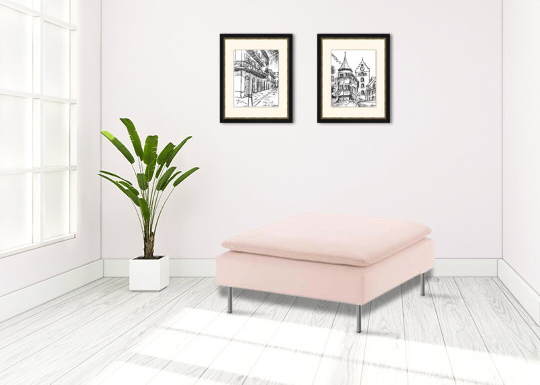 Ikea Soderhamn Ottoman Cover, Soderhamn Footstool Cover, Soderhamn