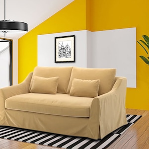 Custom Made Ikea FÄRLÖV 2 Seat Sofa Cover, FÄRLÖV Cover, FÄRLÖV Replacement Cover, Farlov Slipcover, Farlov, Ikea Sofa Cover