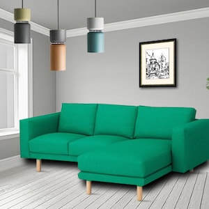 Norsborg Cover, Norsborg 2 seat sofa with chaise longue,Ikea Chaise longue,IKEA Slipcover,NORSBORG cover,Custom Made Cover