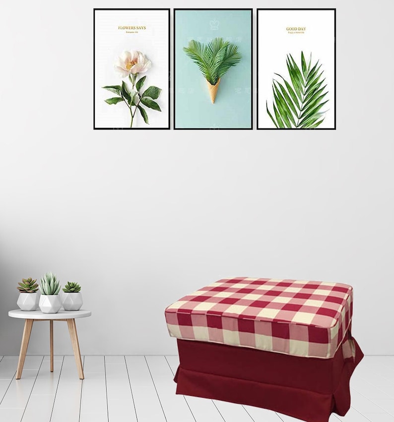 Ikea Ektorp Ottoman Cover Ektorp Footstool Cover Ektorp Etsy