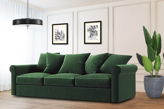 Ikea 3 cushion sofa slipcover hotsell