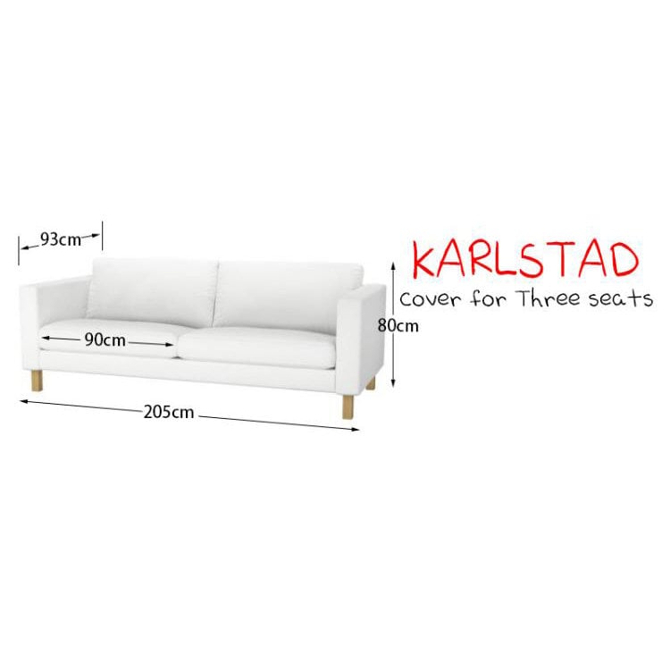 Ikea Karlstad 3 人掛けソファカバー、Ikea Karlstad 交換カバー