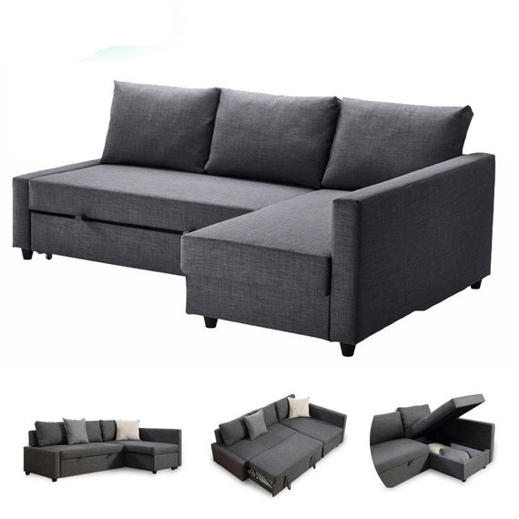 Custom Made Friheten Cover Corner Sofa Custom Made Friheten Cover, Faux Leather Corner Sofa Bed Ikea
