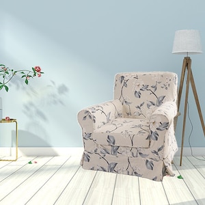 Ektorp Jennylund Cover, Ikea Ektorp Jennylund Armchair Cover, Jennylund Slipcover, Jennylund, Ikea Armchair Cover Floral, Cartoon  patterns