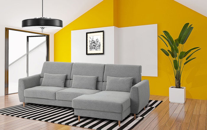 IKEA Slatorp 3 Seat Sofa With Chaise Lounge Cover Replacement