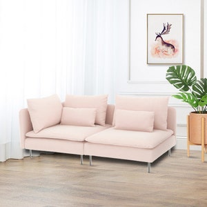 Soderhamn カバー、Ikea Soderhamn 1人掛けプラスコーナーセクションソファカバー、交換用カバー、Soderhamn スリップカバー、Ikea ソファカバー