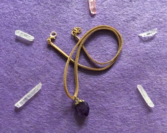 Amethyst Crystal Point Chocker