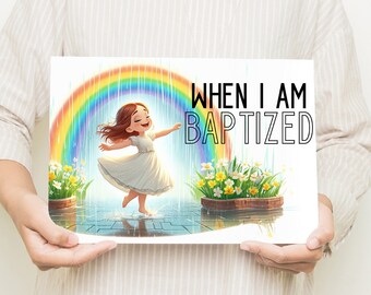 When I Am Baptized Primary Singing Time | The Church of Jesus Christ of Latter-day Saints | LDS | Visuals | Flip Charts | Pictographs