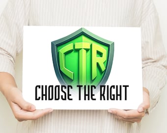 Choose the Right Primary Singing Time | The Church of Jesus Christ of Latter-day Saints | LDS | Visuals | Flip Charts | Pictographs