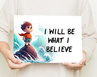 I Will Be What I Believe Primary Singing Time | The Church of Jesus Christ of Latter-day Saints | LDS | Visuals | Flip Charts | Pictographs