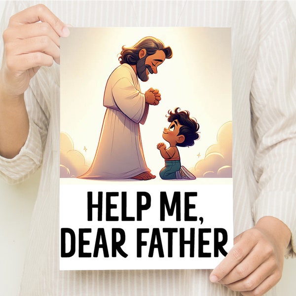 Help Me, Dear Father Singing Time | The Church of Jesus Christ of Latter-day Saints | LDS | Visuals | Flip Charts | Pictographs