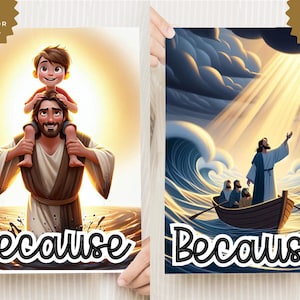 Primary Singing Time Visuals: Because by Shawna Edwards - Visuals for Original and New Lyrics Included (Digital Download, PDF/PPT/JPG Files)