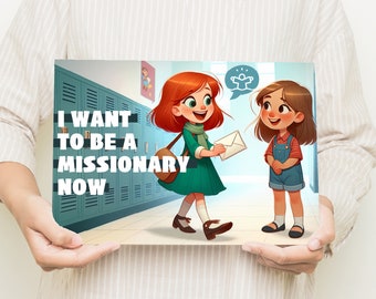I Want to Be a Missionary Now: Primary Singing Time Flip Chart (PDF)