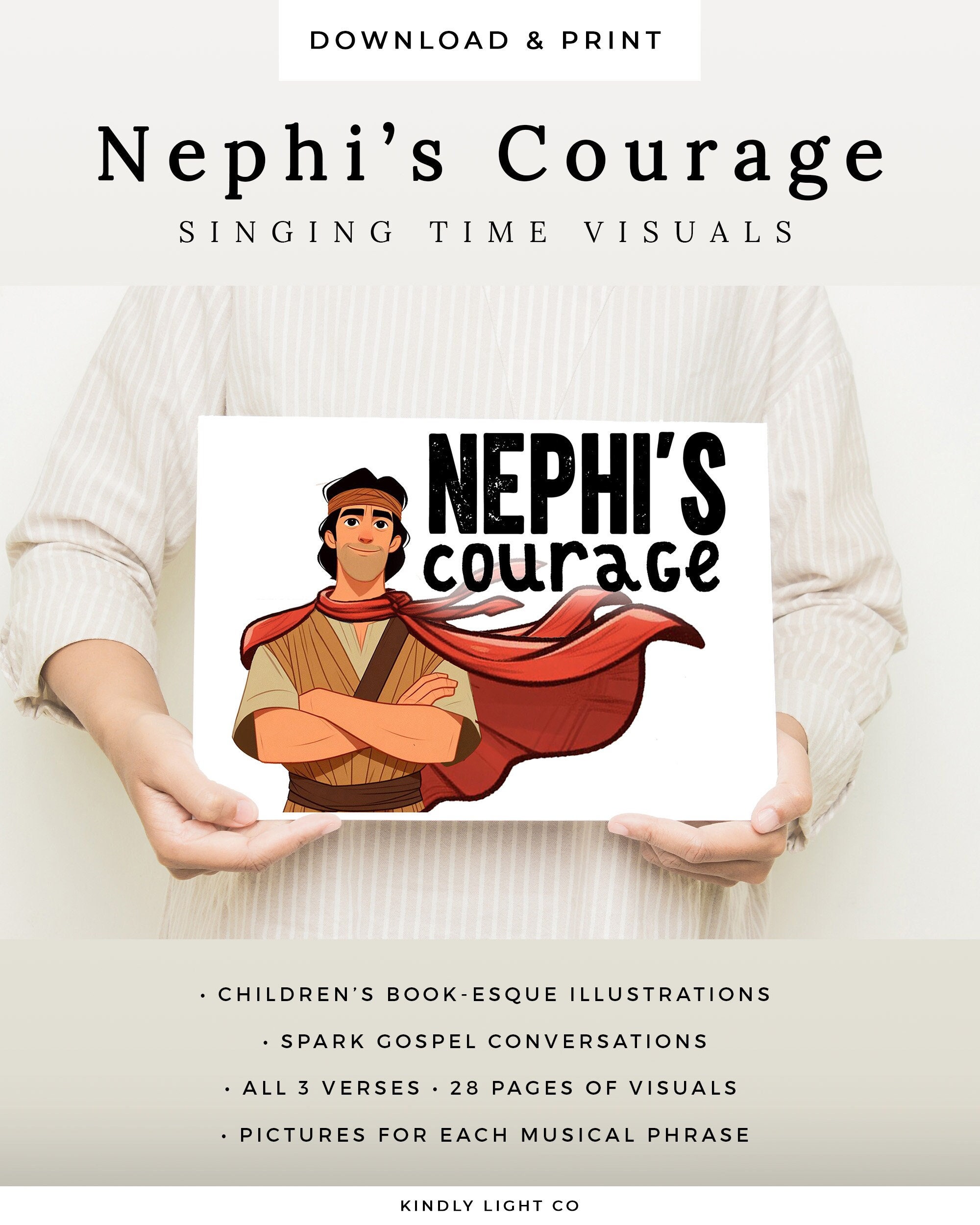 Nephi's Courage Primary Singing Time the Church of Jesus Christ of