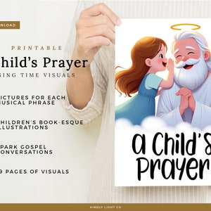 April 2024 Primary Singing Time Bundle LDS Flipcharts Visuals A Child's Prayer Have I Done Any Good image 2