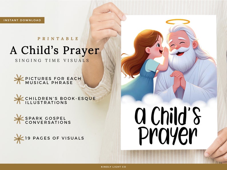 April 2024 Primary Singing Time Bundle LDS Flipcharts Visuals A Child's Prayer Have I Done Any Good image 2