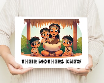 Their Mothers Knew by Monica Scott Primary Singing Time | The Church of Jesus Christ of Latter-day Saints | LDS | Flip Charts | Pictographs