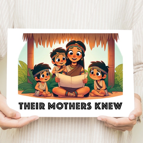 Their Mothers Knew by Monica Scott Primary Singing Time | The Church of Jesus Christ of Latter-day Saints | LDS | Flip Charts | Pictographs