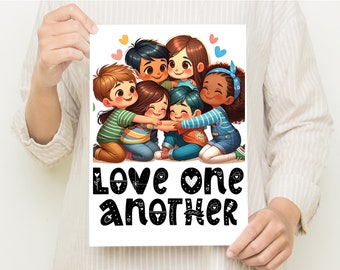 Love One Another Singing Time | The Church of Jesus Christ of Latter-day Saints | LDS | Visuals | Flip Charts | Pictographs