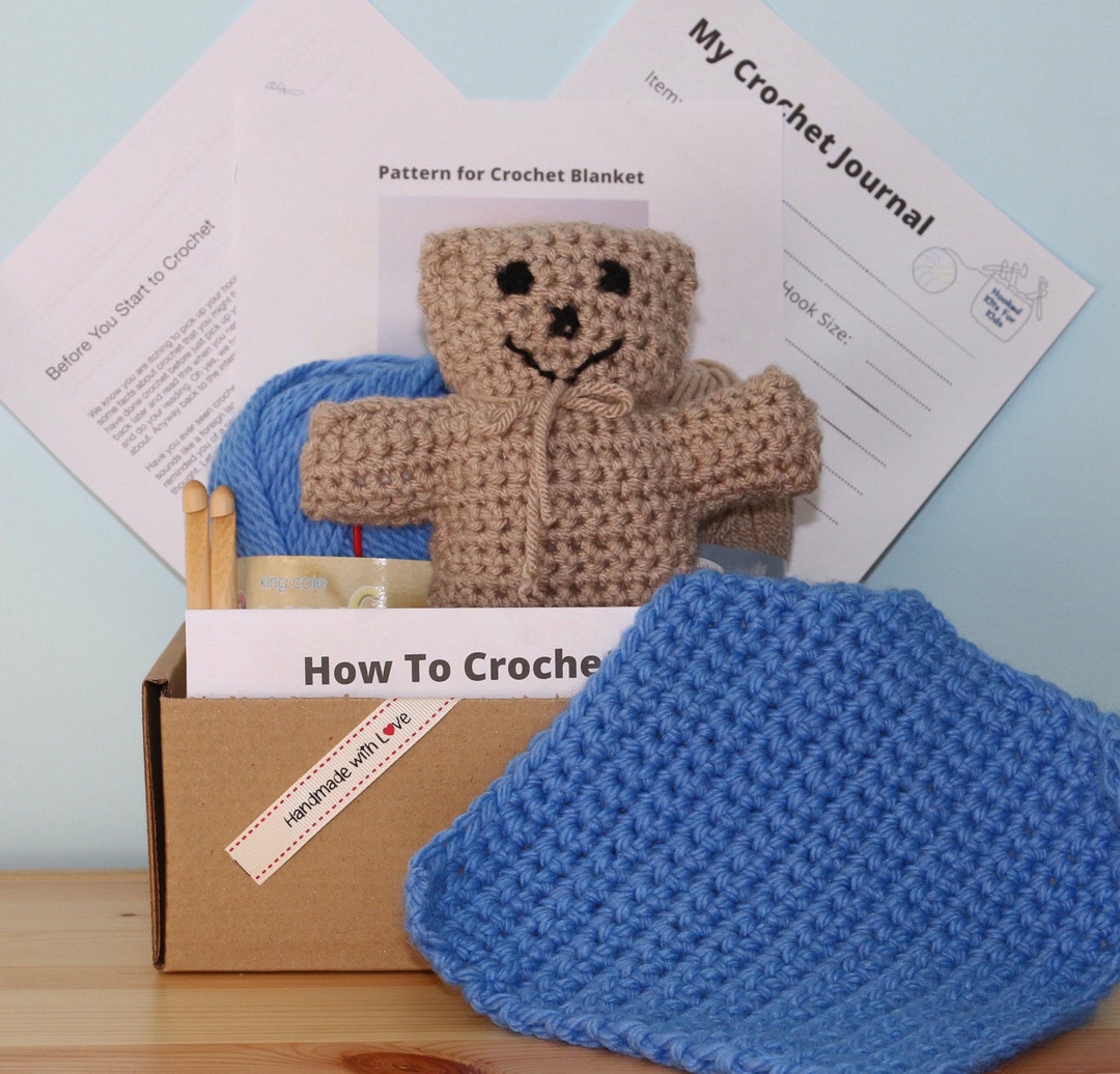 Learn to Crochet Kit for Kids Crochet Your Own Teddy and a Etsy