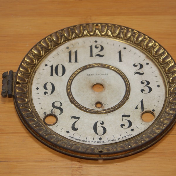 Seth Thomas antique dial and pan