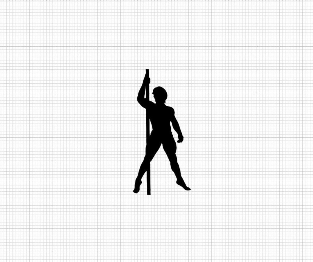Male Pole Dancer, Mask Design, Svg, Pdf, Cricut, Jpg, Decal, Tshirt
