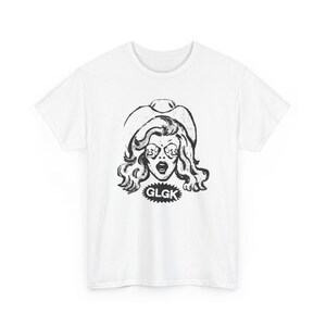 Lady Death Punk Rock Heavy Metal Horror Comic Collage T-Shirt (Gothic Grunge Alternative Graphic Tee)