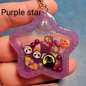 Resin shaker keychains