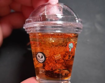 Mini drink cup keychain/bubble tea keychain