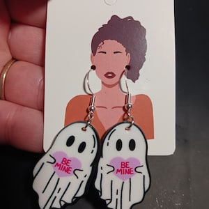 Halloween ghost earrings