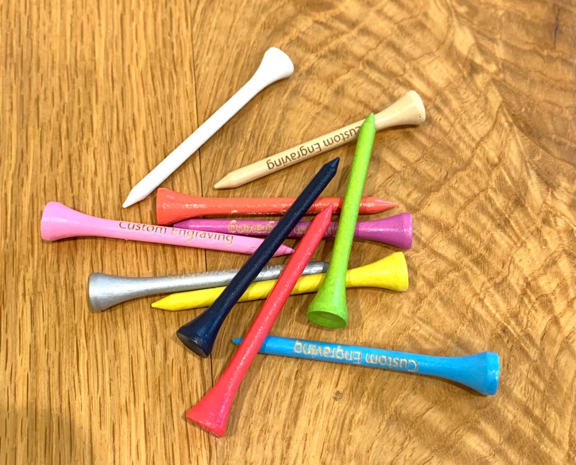 Personalized Golf Tees Etsy