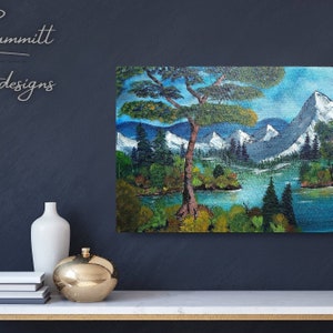 Acrylic Wall Art-Mountain Dreams (Large) Hand Painted