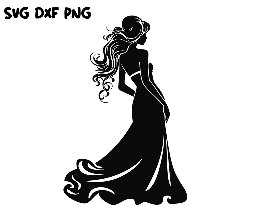 Elegant Long Black Flowing Evening Gown Lady in Formal Dress Black Silhouette Style Bride Svg, Bride Svg, Princess Svg, Evening Dress Black - Etsy Elegant Long Black Flowing Evening Gown Lady in Formal Dress Black Silhouette Style Bride Svg, Bride Svg, Princess Svg, Evening Dress Black - Etsy