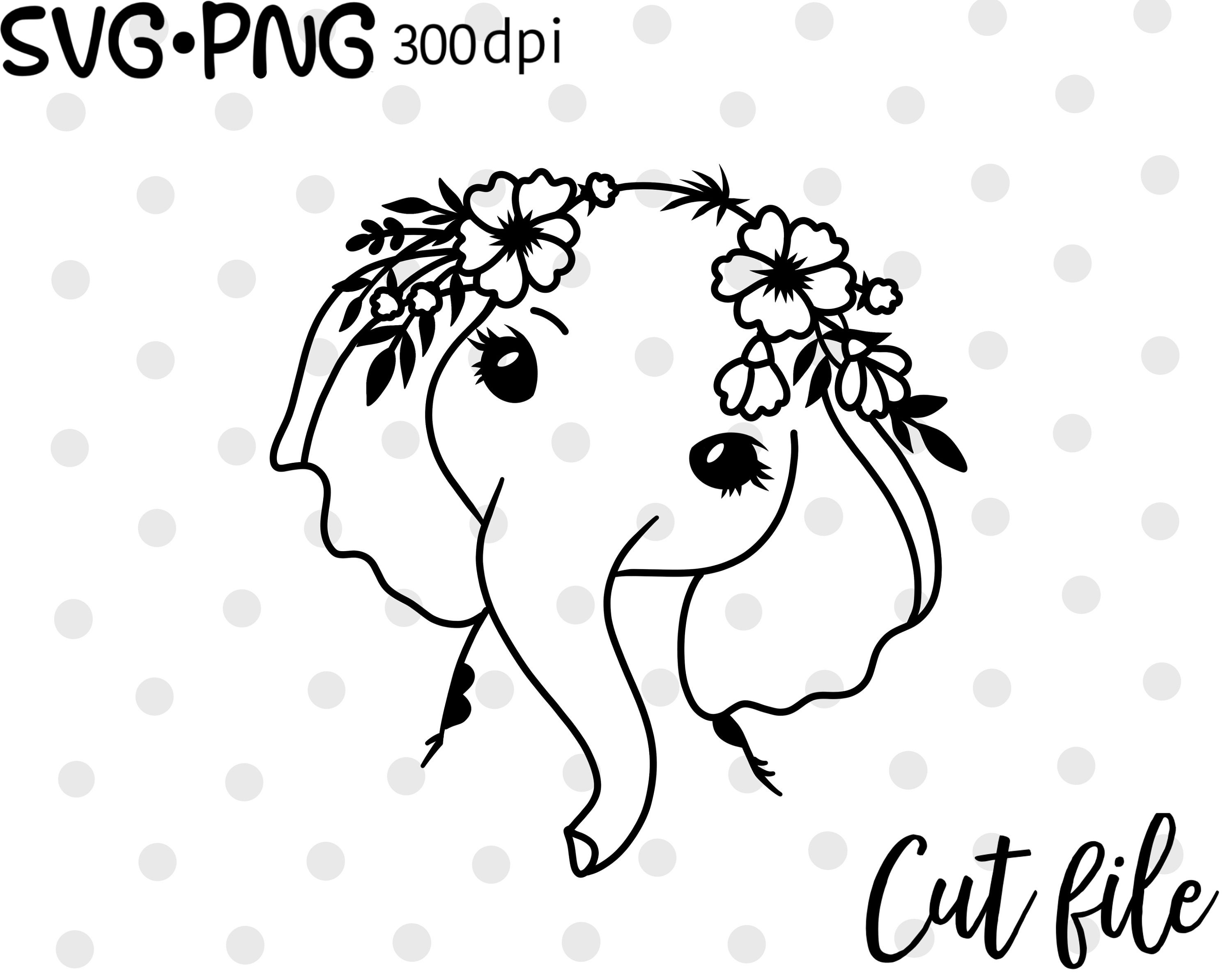 Baby Elephant SVG Cute Elephant Girl cut file Elephant Outline Etsy