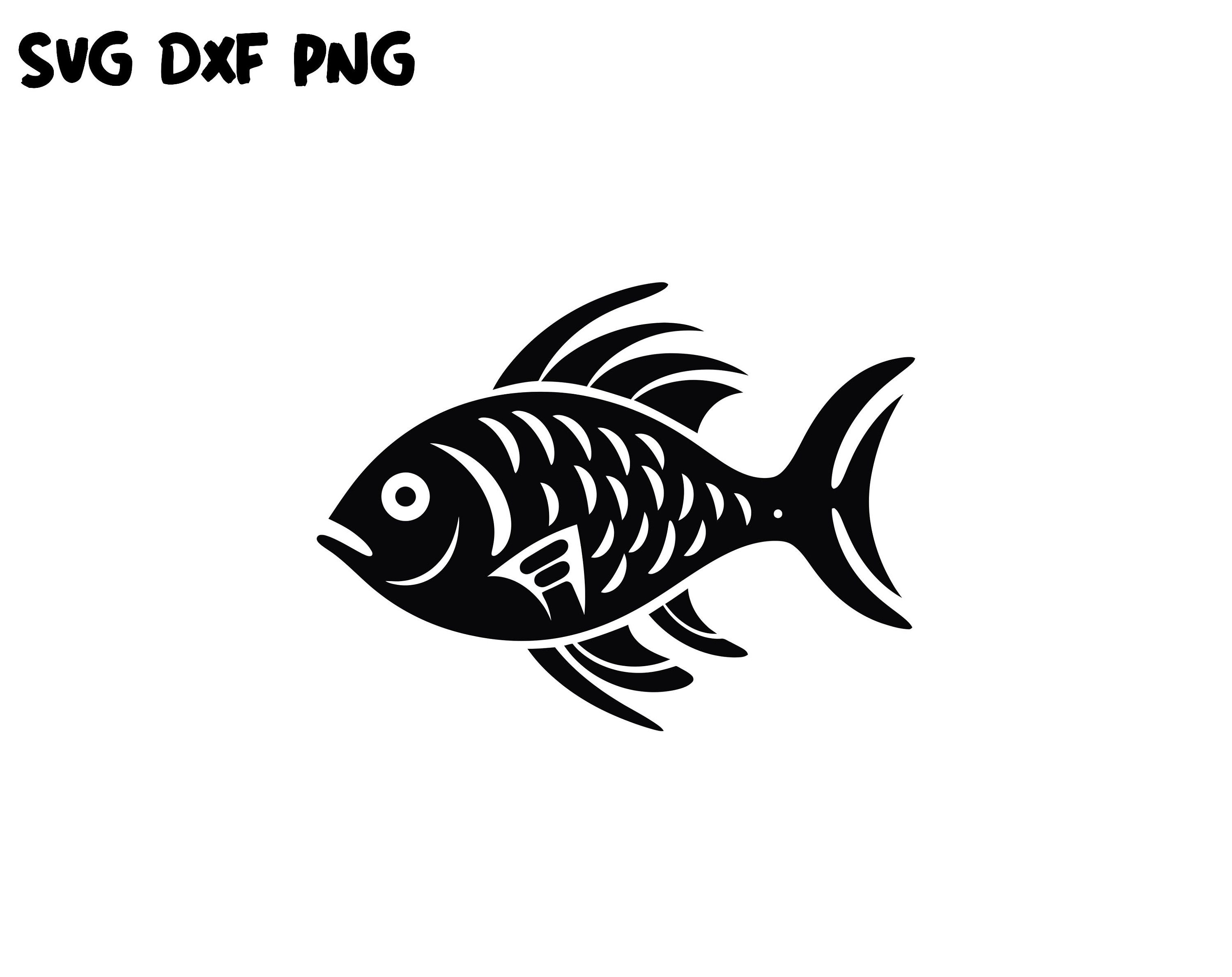 Cut Fish Graphics Fish Cut Files, Clipart, Fish Vector Fish Svg Bundle, Fishing Svg, Fish ...