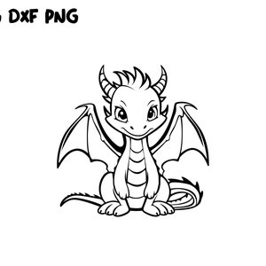 Cute Dragon Bundle SVG Kids Dragon Cute Mythical Animal SVG Cricut ...