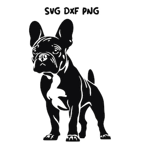 Französische Bulldogge SVG, Frenchie SVG, lustige Hunde Clipart, Haustier Gesicht png, Bulldogge Rasse SVG, Frenchie Clipart Druck, Cricut Schneidedateien, Hunde SVG