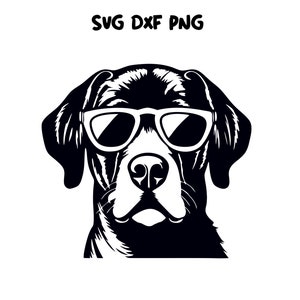 Labrador svg file, Dog with Glasses svg, Dog cut file, Dog svg file, Labrador Retriever svg file, lab cut file, Nerd, Nerdy