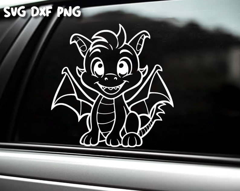 Baby Dragon SVG Fantasy SVG Cute Mythical Animal SVG Cricut - Etsy