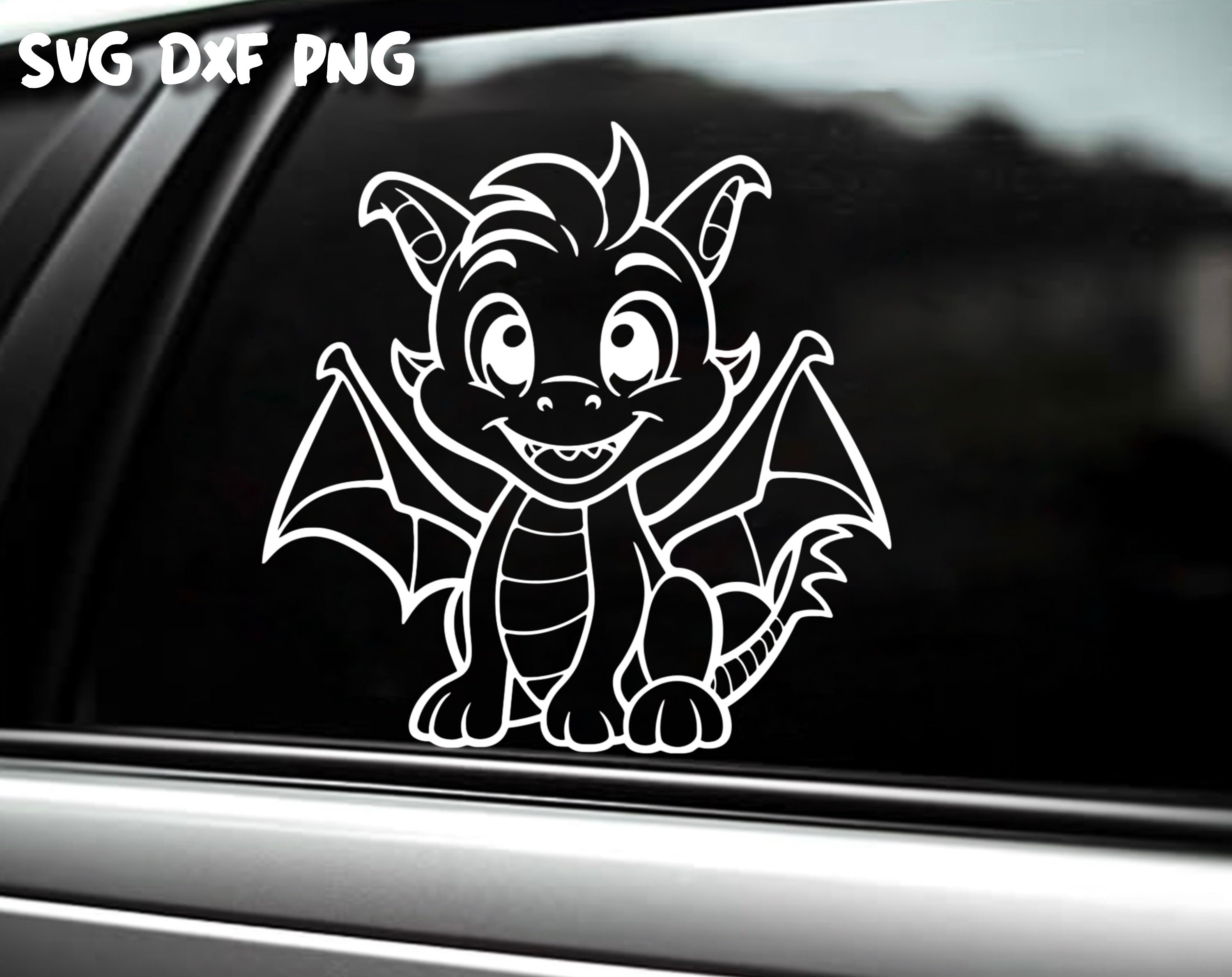 Baby Dragon SVG Fantasy SVG Cute Mythical Animal SVG Cricut - Etsy