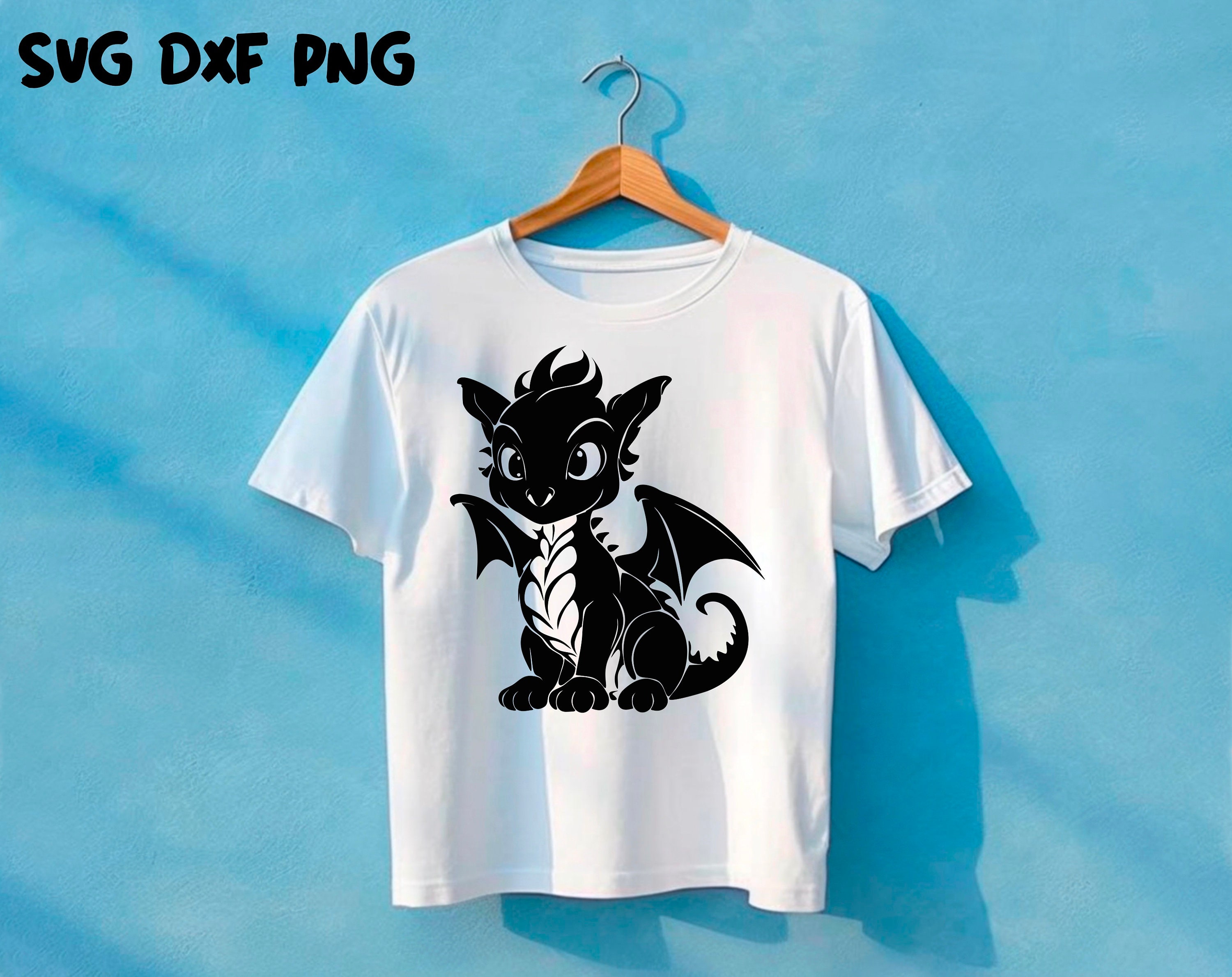 Baby Dragon SVG, Fantasy SVG, Cute Mythical Animal SVG, Cricut Cutting ...