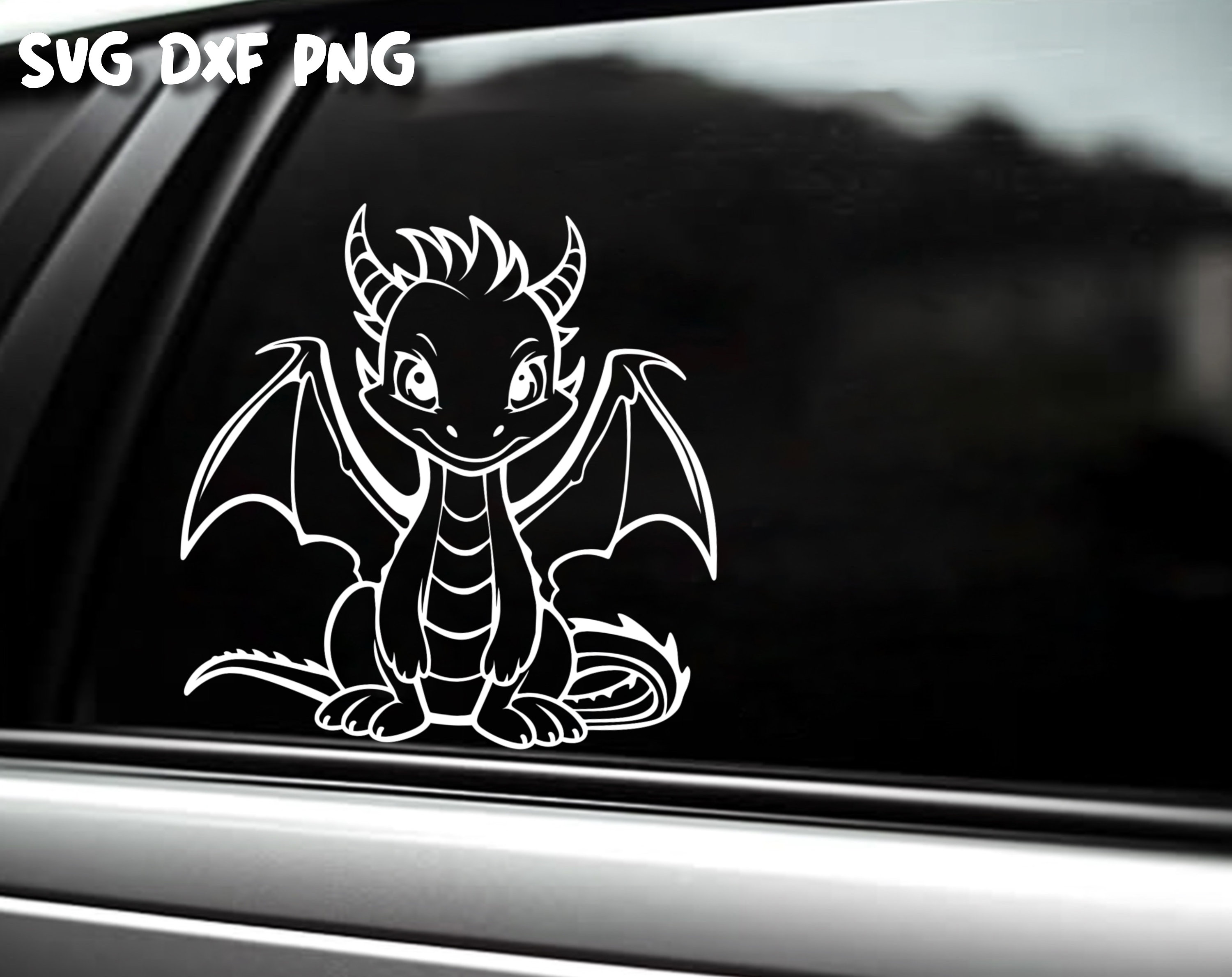 Baby Dragon SVG, Fantasy SVG, Cute Mythical Animal SVG, Cricut Cutting ...