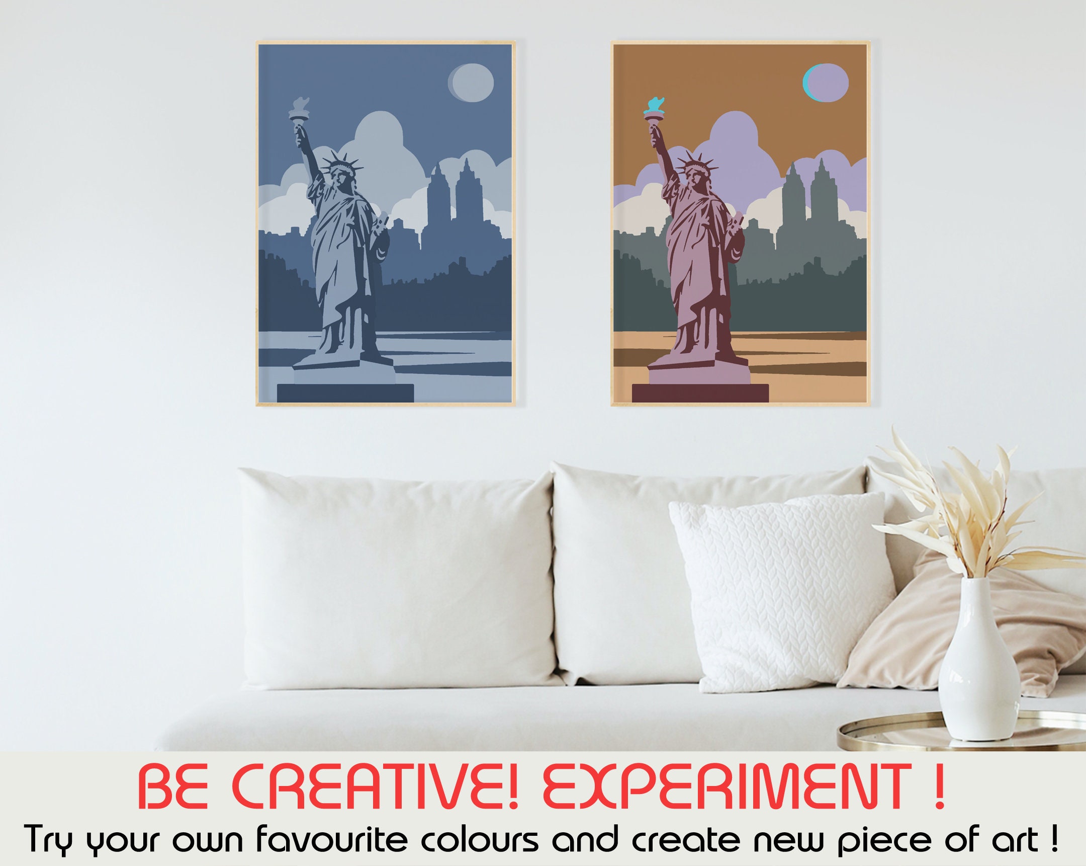 PRINTABLE Paint by Numbers / Easy Paint by Number / Paint by Numbers for Adult / Paint by Number