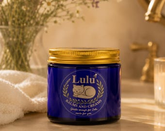 Lulu Balms And Creams™ Original Gentle Whipped Balm for Face, Body, Hands, Lips & Hair | Luxury Natural Cream | Supports Skin Barrier
