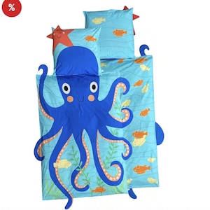 Bettwäsche Octopus - 100% BIO Baumwolle (GOTS)