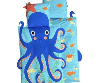 Bettwäsche Octopus - 100% BIO Baumwolle (GOTS)