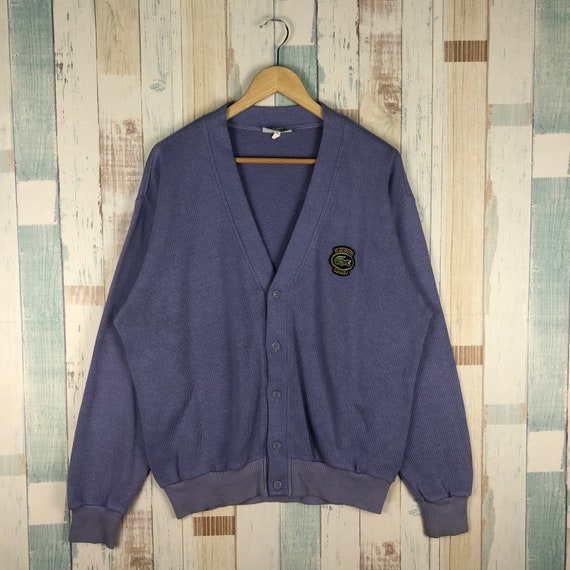 Vintage 90s Lacoste Club Cardigan