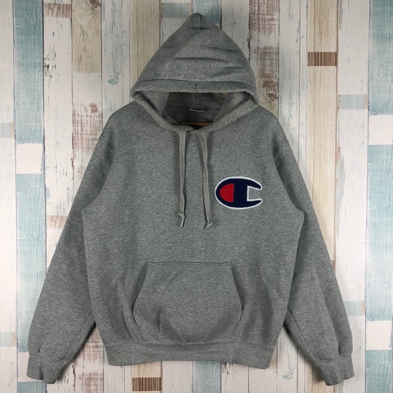 Vintage Champion Big Logo Hoodie